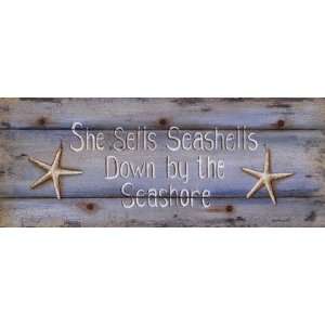  She Sells Seashells by Kim Lewis 20x8