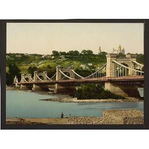    St. Nicholas Bridge,Kiev,Kyiv,Russia,Ukraine,c1895