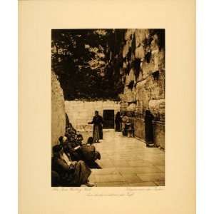  1920 Jerusalem Wailing Wall Kotel Lehnert & Landrock 