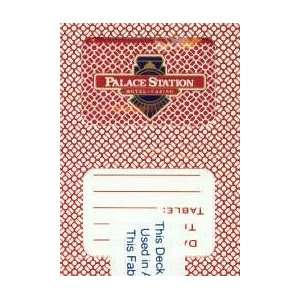  Palace Station Casino Las Vegas Red Playing Cards: Sports 