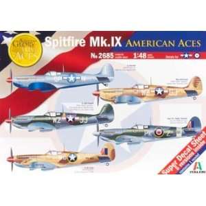   48 Spitfire MK.IX American Aces (Plastic Model Airplane) Toys & Games