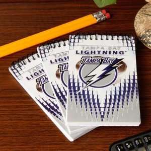 NHL Tampa Bay Lightning 3 Pack Team Memo Pads:  Sports 