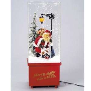  Kurt Adler Snowing Christmas with Santa