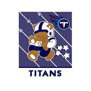    NFL Tennessee Titans Baby Afghan / Throw Blanket