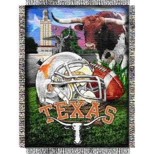   of Texas Collegiate Woven Tapestry Throws: Sports & Outdoors