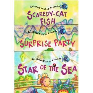 Rainbow Fish and Friends 3 Book Set Surprise Party, Star of the Sea 