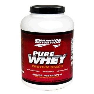 Champion Nutrition Pure Whey Protein Stack, Cocoa Mochaccino, 80 Ounce 
