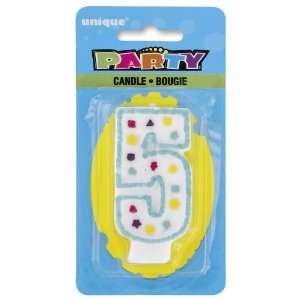  Number 5 Party Numeral Candle Toys & Games