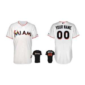  Personalized Miami Marlins Authentic MLB Jerseys ANY NAME 