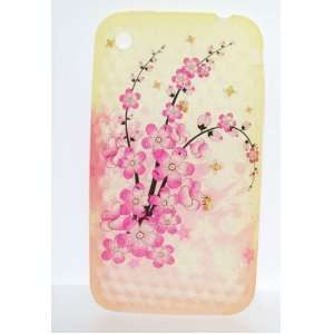  Clear Yellow Cherry Blossom Tree Diamond Design Soft Crystal 
