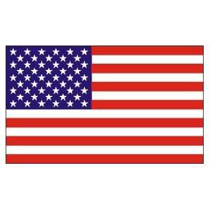  UNITED STATES AMERICA USA 50 5 POINTED WHITE SS FLAG 