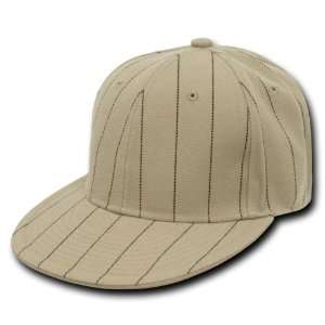   PIN STRIPE FITTED BASEBALL CAP HAT CAPS SIZE 7 1/2: Everything Else