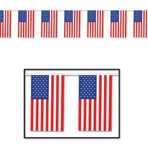  Lets Party By Beistle Company Outdoor American Flag Banner 
