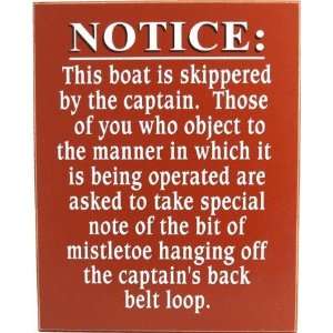  Notice This Boat Sign