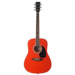 Barcelona D100 Full Size Dreadnought Acoustic Guitar Bundle with Strap 