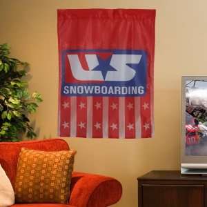  U.S. Snowboarding 27 x 37 Vertical Banner Flag Sports 