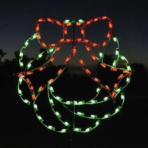  Holiday Lights Christmas Wreath: Home & Kitchen