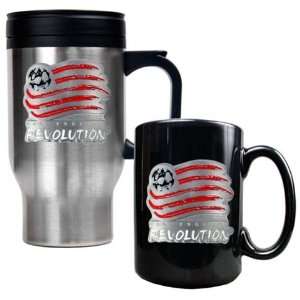  New England Revolution Coffee Cup & Travel Mug Gift Set 