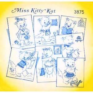  8050 PT BL Miss Kitty Kat by Aunt Marthas 3875: Arts 