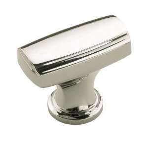   PN Knob 35mm Rect Highland Ridge Polished Nickel