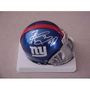 Brandon Jacobs Hand Signed Autographed New York Giants Riddell 