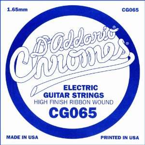  DAddario CG065 Flat Wound Electric Guitar Single String 