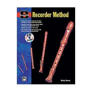  Basix Recorder Method (Book & Audio CD) Musical 
