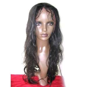   Full Lace Wig 20 Inch Natural Color Indian Remy Hair 