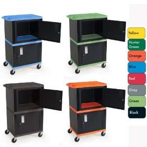   Cart with Two Lockable Cabinets (Various Colors) WT50