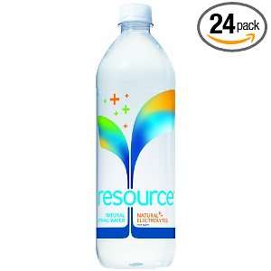 Resource Natural Spring Water, 23.6 Ounce (Pack of 24):  