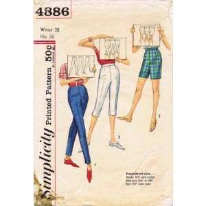   Misses Proportioned Pants Shorts Waist 26 Arts, Crafts & Sewing