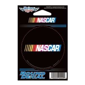  NASCAR NASCAR 3 ROUND DECAL