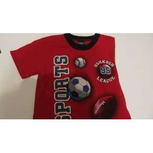  Oshkosh Sports Tee Shirt Size 4/4t Baby