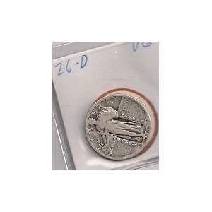   SILVER STANDING LIBERTY QUARTER NICE CIRCULATED: Everything Else