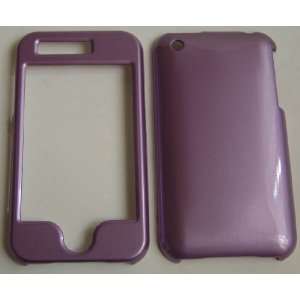  New Light Solid Purple Apple Iphone 3g 3gs Cell Phone Case 
