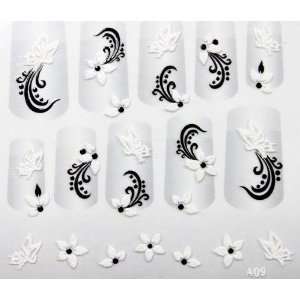  X.T Nail decals fashion stereoscopic 3D nail stickers 