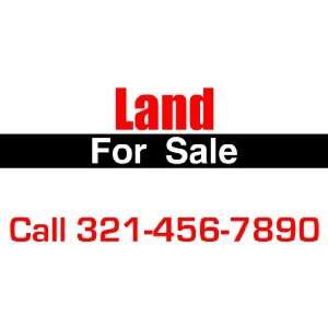    3x6 Vinyl Banner   Land For Sale Real Estate 