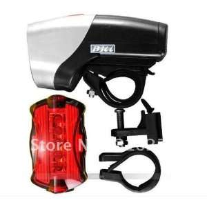   front bicycle torch & 6 led rear bike light set