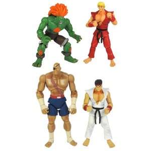  Street Fighter 4 Classic Figures Case Of 6: Toys & Games