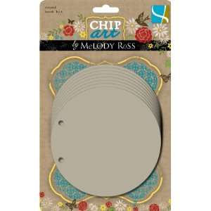  Chip Art By Melody Ross Chipboard 5 Round Book Kit
