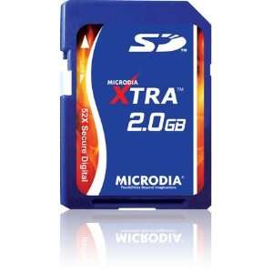   : MICRODIA 2 GB SDHC Class 6 Flash Memory Card XTRA 52x: Electronics