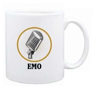    New  Emo   Old Microphone / Retro  Mug Music