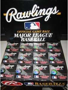 Dozen Rawlings ROMLB Major League Baseballs  
