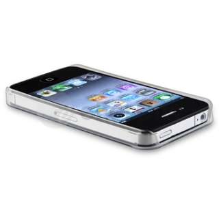   Side Hard Case Cover+PRIVACY LCD FILTER Film for iPhone 4 G 4S  
