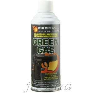 FIREPOWER GREEN GAS CANISTER W/ SILICON OIL FOR AIRSOFT  