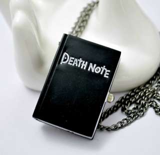 New Death Note book gift pocket watch Quartz Pocket Watches Necklace 
