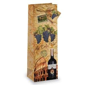  Ciao Italia Wine Bottle Bag: Kitchen & Dining