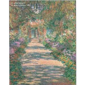 Claude Monet   Garden In Giverny Canvas:  Home & Kitchen