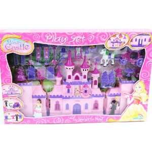   Princess Playset Doll House Childrens Doll House Castle Pink and