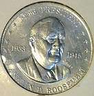 franklin roosevelt commemorative mr president shell game medal token 